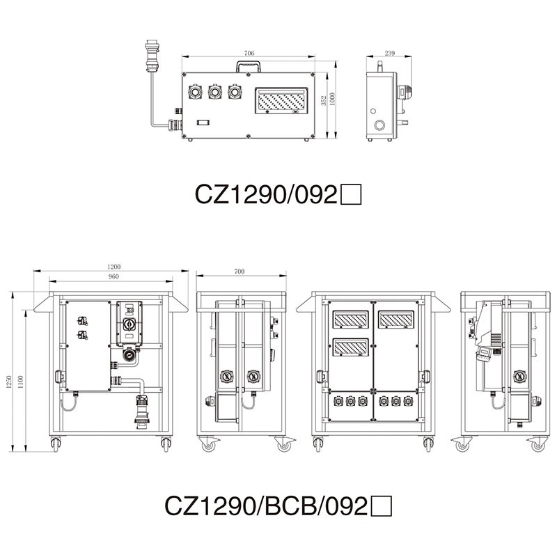 CZ1290-092 防爆配电箱（移动式）